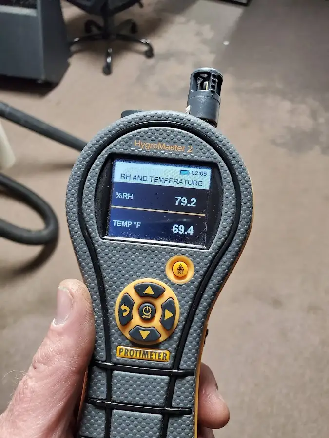 Moisture meter humidity assessment for Mold Remediation & Removal in Maple Heights